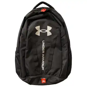 Walmart Under Armour 1361176 Adult Hustle 5.0 Backpack, Black/Silver offer