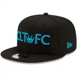 Walmart Men's New Era Black Charlotte FC Crown 9FIFTY Snapback Hat offer