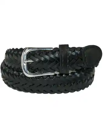 Walmart CTM Boys' Leather Braided Dress Belt (Pack of 2) offer