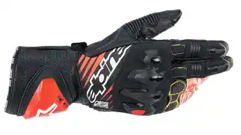 Walmart Alpinestars GP Tech V2 Mens Leather Motorcycle Gloves Black/White/Red XL offer