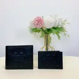 Walmart Coach CR957 3 In 1 Wallet In Signature Leather IN Black offer