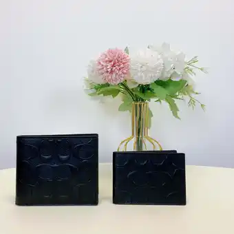 Walmart Coach CR957 3 In 1 Wallet In Signature Leather IN Black offer