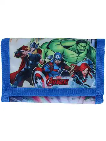 Walmart Textiel Trade Kid's Marvel Avengers Hook and Loop Closure Wallet offer