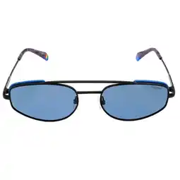 Walmart POLAROID CORE BLACK AZURE Sunglasses ROUND 55/18 offer