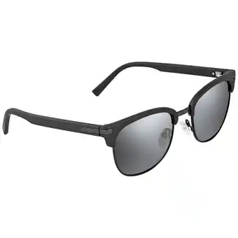 Walmart POLAROID CORE BLACK GREY Sunglasses BROWLINE 53/20 offer