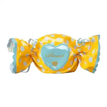 Walmart menolana Candy Shaped Crossbody Bag Cute Waterproof Travel Purse for Beach Party Vacation Yellow offer