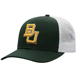Walmart Men's Top of the World Green/White Baylor Bears Victory Baseline Adjustable Trucker Hat offer