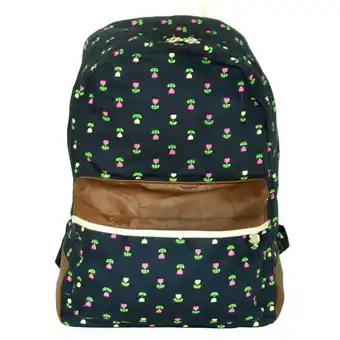 Walmart Blancho Bedding Pure Love Fabric Art School Backpack & Outdoor Daypack Navy offer