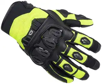 Walmart Cortech Hyper-Flo Air Mens Leather/Textile Motorcycle Gloves Hi-Viz MD offer