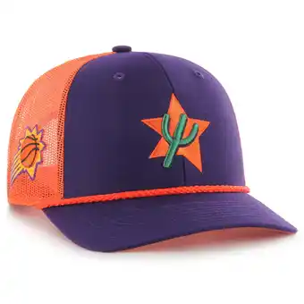 Walmart Men's '47 Purple/Orange Phoenix Suns 2024/25 City Edition Trucker Adjustable Hat offer