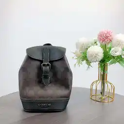 Walmart Coach CB928 Hudson Small Pack In Signature Canvas IN MAHOGANY BLACK offer