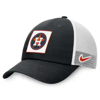 Walmart Men's Nike Black Houston Astros Rise Adjustable Trucker Hat offer