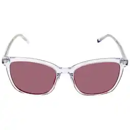 Walmart Tommy Hilfiger Burgundy Rectangular Ladies Sunglasses TH 1723/S 0900 54 offer