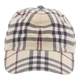 Walmart Burberry Archive Plaid-Check Cotton Baseball Cap, Size X-Large offer