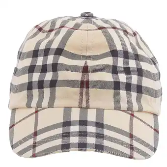 Walmart Burberry Archive Plaid-Check Cotton Baseball Cap, Size X-Large offer