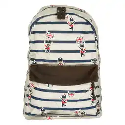 Walmart Blancho Bedding Happy Man Fabric Art School Backpack Outdoor Daypack Blue offer