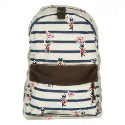 Walmart Blancho Bedding Happy Man Fabric Art School Backpack Outdoor Daypack Blue offer