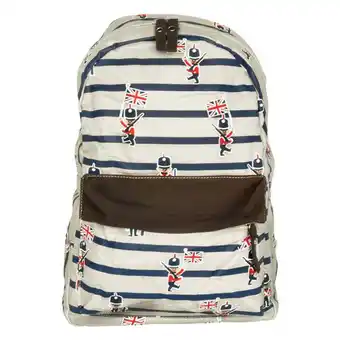Walmart Blancho Bedding Happy Man Fabric Art School Backpack Outdoor Daypack Blue offer