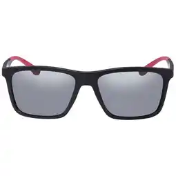 Walmart Emporio Armani Light Grey Mirror Black Rectangular Men's Sunglasses EA4170 50426G 58 offer