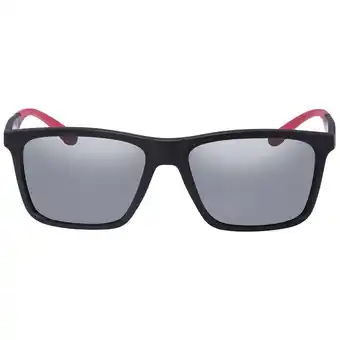 Walmart Emporio Armani Light Grey Mirror Black Rectangular Men's Sunglasses EA4170 50426G 58 offer