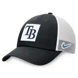 Walmart Men's Nike Black Tampa Bay Rays Rise Adjustable Trucker Hat offer