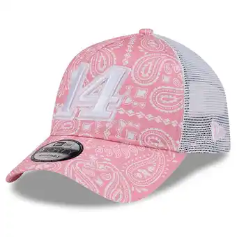 Walmart Men's New Era Pink Chase Briscoe 9FORTY A-Frame Trucker Paisley Adjustable Hat offer