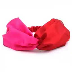 Walmart Packed Party 'Extra Sweet' Red and Pink Two-Tone Headwrap Headband offer