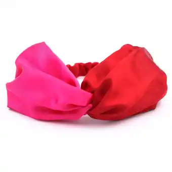 Walmart Packed Party 'Extra Sweet' Red and Pink Two-Tone Headwrap Headband offer