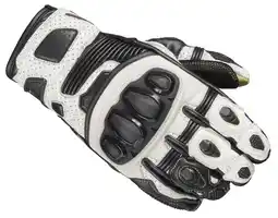 Walmart Cortech Sector Pro ST Mens Leather Motorcycle Gloves Black/White SM offer