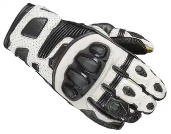 Walmart Cortech Sector Pro ST Mens Leather Motorcycle Gloves Black/White SM offer