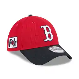Walmart Men's New Era Red/Navy Boston Red Sox 2025 Spring Training 39THIRTY Flex Hat offer