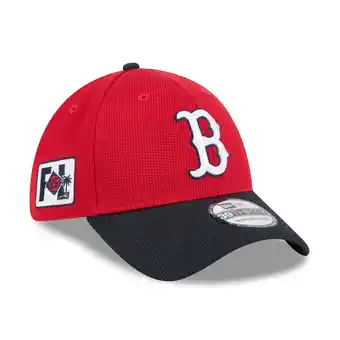 Walmart Men's New Era Red/Navy Boston Red Sox 2025 Spring Training 39THIRTY Flex Hat offer