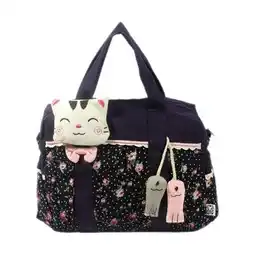 Walmart Cat Catch the Fish Canvas Shoulder Bag / Swingpack / Travel Bag offer