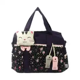 Walmart Cat Catch the Fish Canvas Shoulder Bag / Swingpack / Travel Bag offer