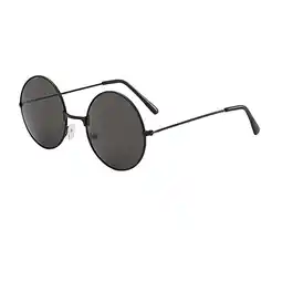 Walmart Home Sunglasses Round Retro Sun Glasses Sun Protection Unisex Ac+Alloy Black offer