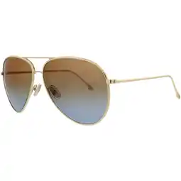 Walmart Victoria Beckham sunglasses VB203S WOMAN 62/13/140 721 GOLD/BRICK-BLUE offer