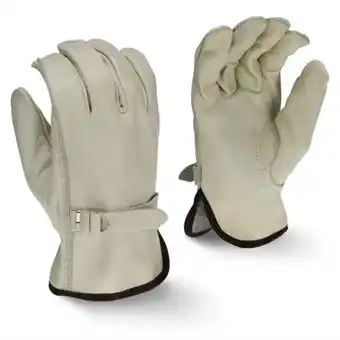 Walmart Bellingham 5043708 C4221 Standard Grain Cowhide Leather Driver Gloves, Beige - Large offer