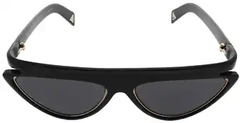Walmart Fendi FF 0383/S 807 55 Womens Grey Cat Eye Sunglasses offer
