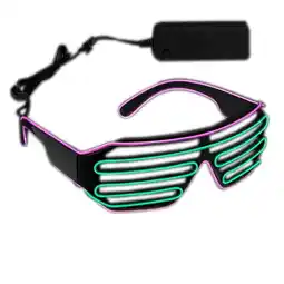 Walmart Ultra Electro Luminescent Sunglasses, Pink & Green offer