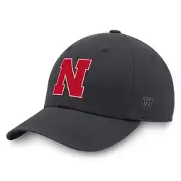 Walmart Men's Top of the World Heather Charcoal Nebraska Huskers Champ Adjustable Hat offer