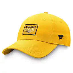 Walmart Men's Fanatics Gold Nashville Predators Authentic Pro Prime Adjustable Hat offer