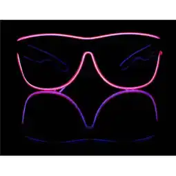 Walmart Electro Luminescent Banray Sunglasses Pink offer