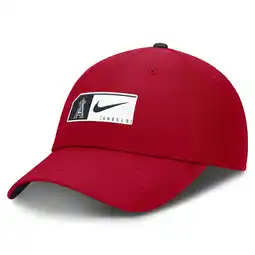 Walmart Men's Nike Red Los Angeles Angels Club Primetime Adjustable Hat offer