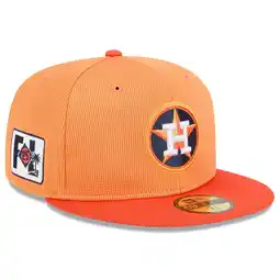 Walmart Men's New Era Orange Houston Astros 2025 Spring Training 59FIFTY Fitted Hat offer