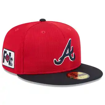 Walmart Men's New Era Red/Navy Atlanta Braves 2025 Spring Training 59FIFTY Fitted Hat offer