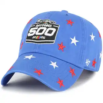 Walmart Men's '47 Blue 2025 Daytona 500 Clean Up Adjustable Hat offer