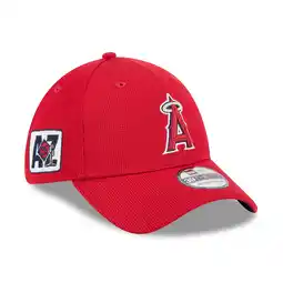 Walmart Men's New Era Red Los Angeles Angels 2025 Spring Training 39THIRTY Flex Hat offer
