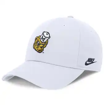 Walmart Men's Nike White Michigan Wolverines Club Swoosh Performance Adjustable Hat offer