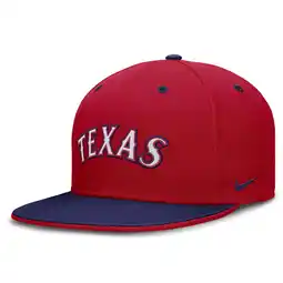 Walmart Men's Nike Red/Royal Texas Rangers True Primetime Two-Tone Performance Fitted Hat offer