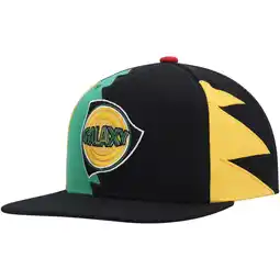 Walmart Men's Mitchell & Ness Black LA Galaxy Jersey Hook Snapback Hat offer